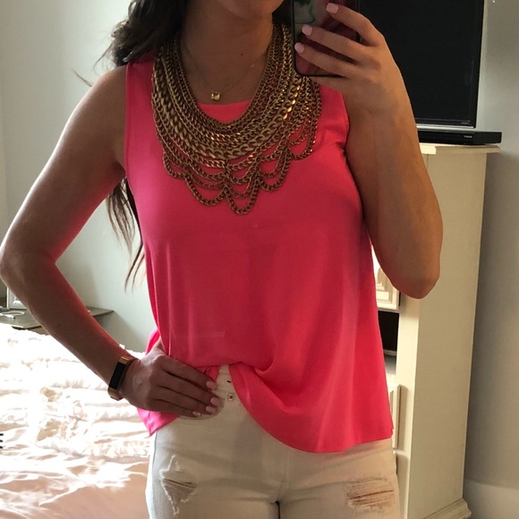 J. Crew Hot Pink tank! NEVER WORN WITH TAGS - Picture 2 of 6